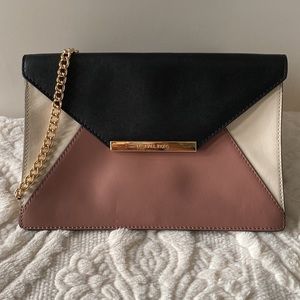 Michael Kors color block Envelope Evening Shoulder Handbag Clutch